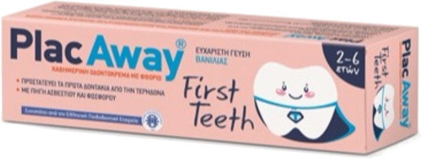 Plac Away First Teeth Toothpaste Children 2-6 Years 50ml