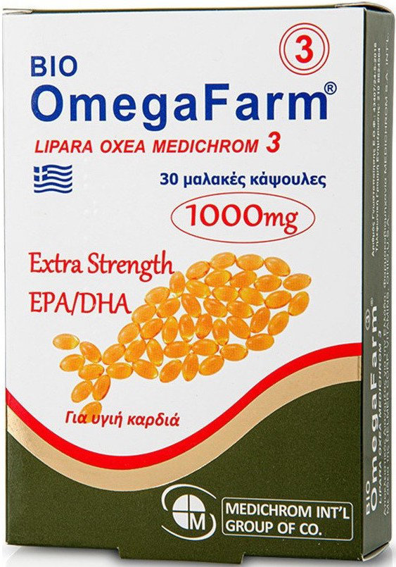 Medichrom Bio OmegaFarm Extra Strength Omega3 1000mg 30sgels