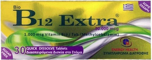 Medichrom Bio B12 Extra 1000mg 30tabs 