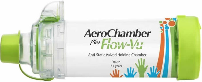 Trudell AeroChamber Plus Flow Vu Youth 5+years 1τμχ