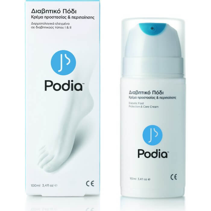 Podia Diabetic Foot Protection Care Cream 100ml Podia Diabetic Foot Protection Care Cream 100ml