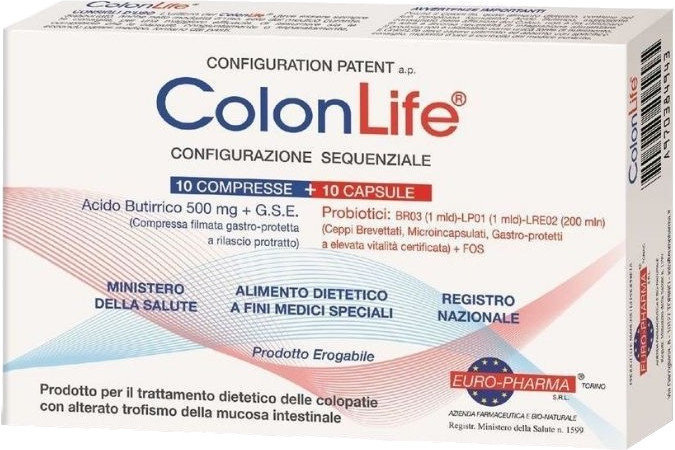 Bionat ColonLife για Παθήσεις Παχέος Εντέρου 10Tabs + 10Caps