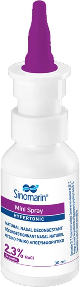 Sinomarin Mini Υπέρτονο Ρινικό Spray 30ml