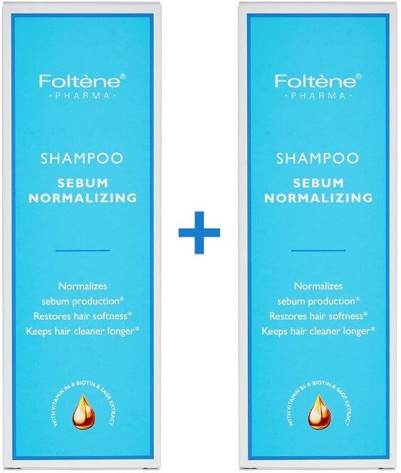 Foltene 1+1 Shampoo Sebum Normalizing 2x200ml