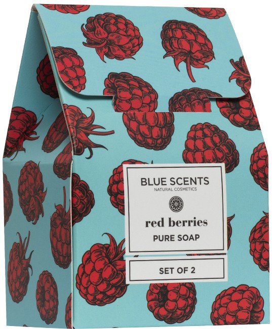 Blue Scents Pure Soap Red Berries Set 2x135gr 