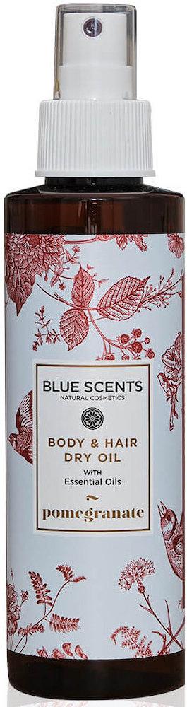 Blue Scents Pomegranate Body & Hair Dry Oil 150ml