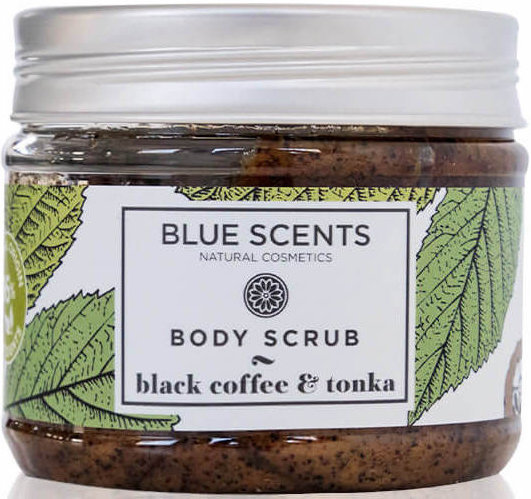 Blue Scents Body Scrub Black Coffee & Tonka 200ml Blue Scents Body Scrub Black Coffee & Tonka 200ml