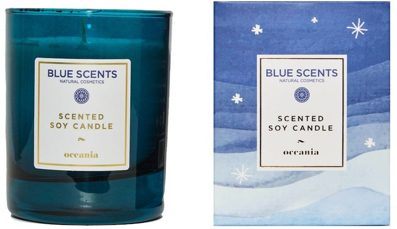 Blue Scents Scented Soy Candle Oceania 145gr