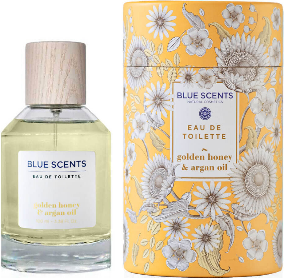 Blue Scents Golden Honey & Argan Oil Eau de Toilette 100ml Blue Scents Golden Honey & Argan Oil Eau de Toilette 100ml