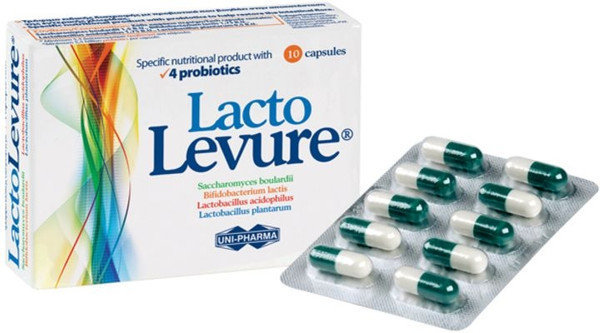 UniPharma Lacto Levure 4 Probiotics 10caps UniPharma Lacto Levure 4 Probiotics 10caps