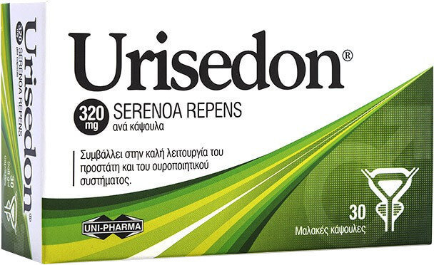 UniPharma Urisedon 320mg Serenoa Repens 30softcaps UniPharma Urisedon 320mg Serenoa Repens 30softcaps