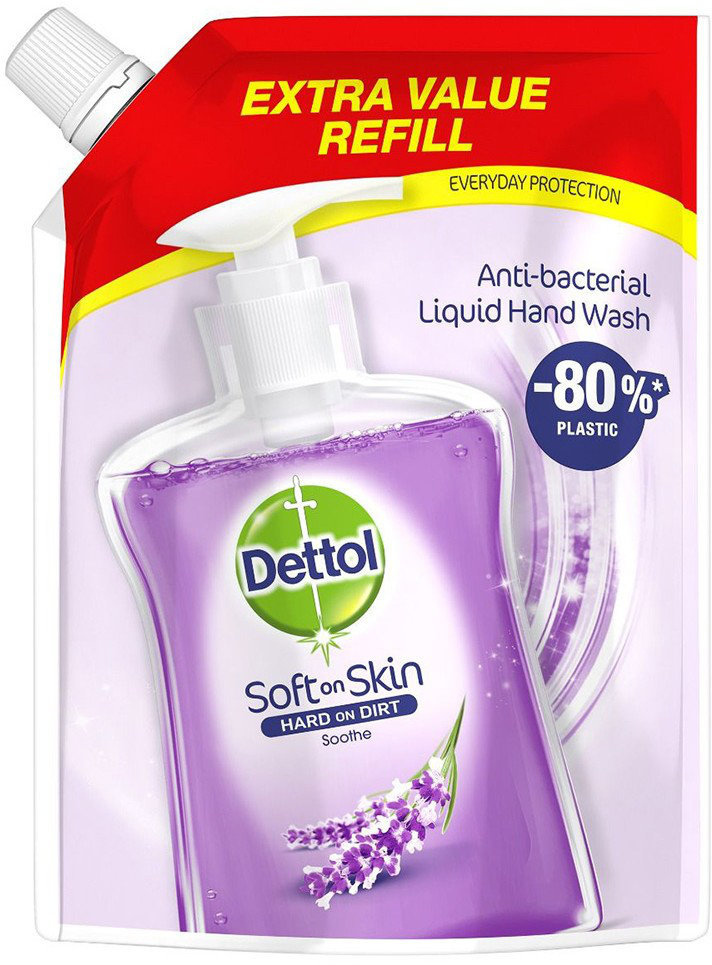 Dettol Soothe Soft On Skin Hard On Dirt Hand Wash 500ml
