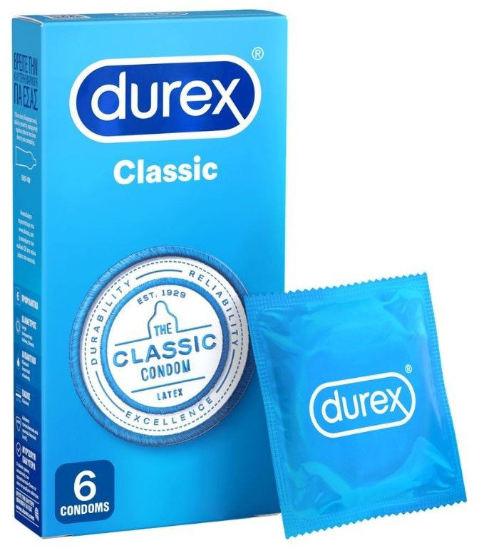 Durex Natural Condoms 6τμχ Durex Natural Condoms 6τμχ