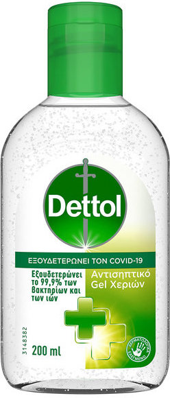 Dettol Antiseptic Hand Gel Αντισηπτικό Gel Χεριών 200ml
