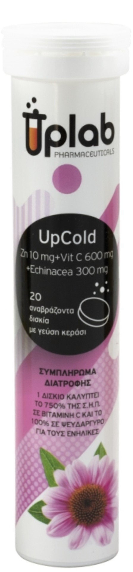 Uplab Pharmaceuticals UpCold Echinacea+Zinc+Vit.C 20eff.tabs