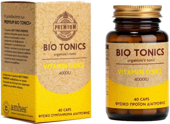 Bio Tonics Premium Vitamin D3/K2 4000IU 40caps