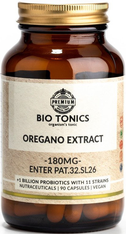 Bio Tonics Oregano Extract 180mg 90vcaps