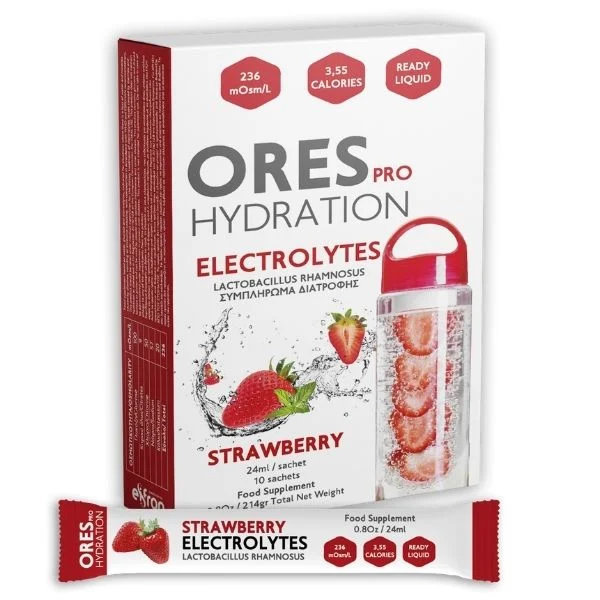 Eifron Ores Pro Hydration Electrolytes Strawberry 10sachets