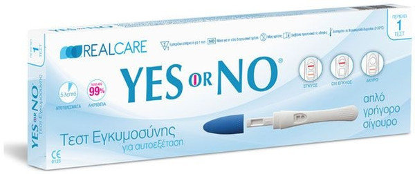 RealCare YES or NO Pregnancy Τest 1τμχ