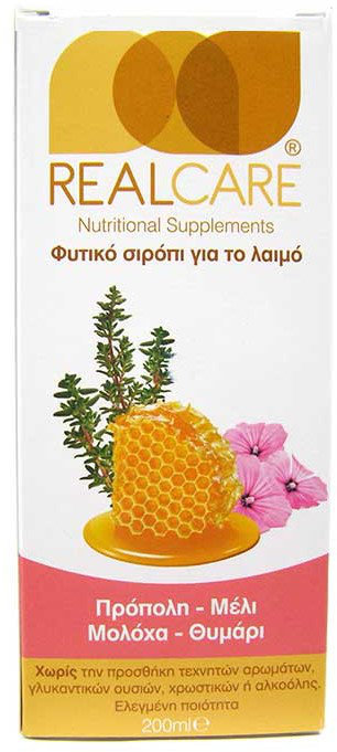 RealCare Natural Syrup for the Throat 200ml