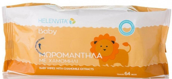 Helenvita Baby Wipes with Chamomile 64τμχ