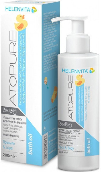 Helenvita Atopure Baby Bath Oil 200ml