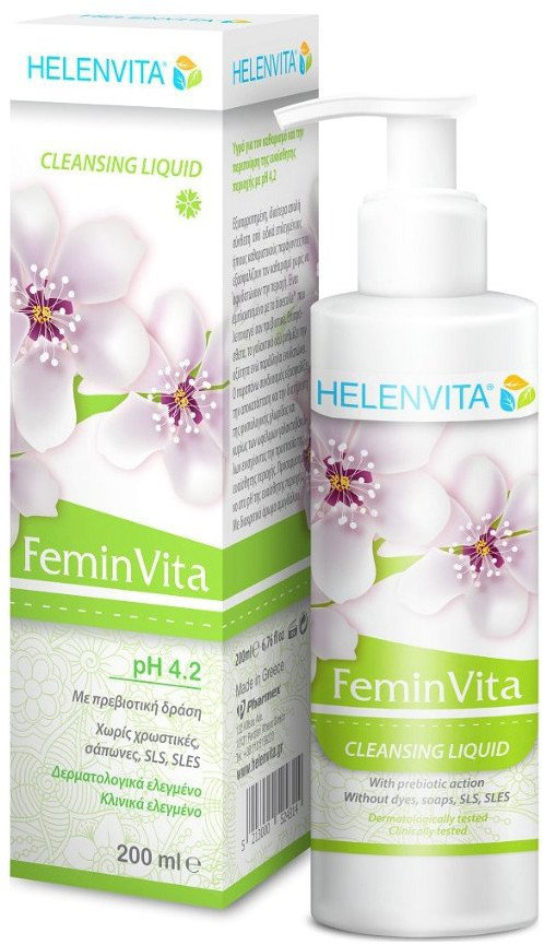 Helenvita FeminVita Cleansing Liquid PH 4.2 200ml
