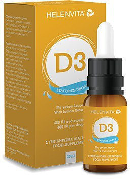 Helenvita Vitamin D3 Drops 400iu Lemon 20ml