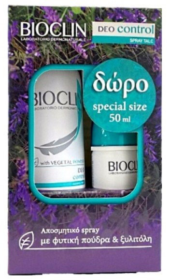 Bioclin Deo Control Spray Talc 150ml & Δώρο 50ml