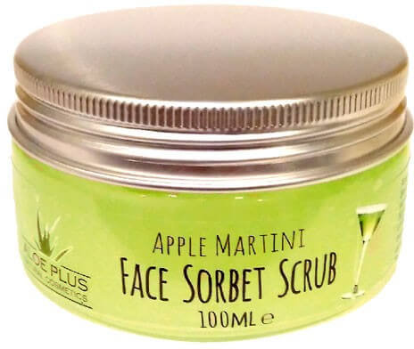 Aloe+Colors Apple Martini Face Sorbet Scrub 100ml