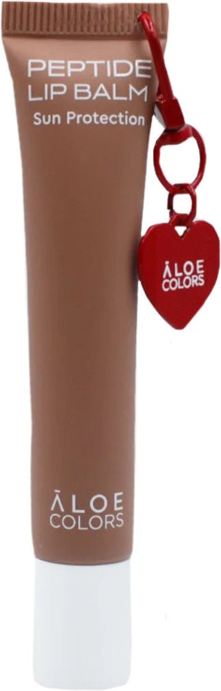Aloe Colors Peptide Sun Protection Lip Balm Chocolate Mouse 15ml