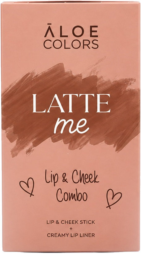 Aloe+ Colors Lip & Cheek Combo Latte Me set