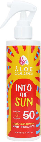 Aloe Colors Into The Sun Body Sunscreen SPF50, 200ml