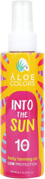 Aloe Colors Into The Sun Tanning Oil SPF10, 150ml Aloe Colors Into The Sun Tanning Oil SPF10, 150ml