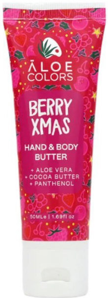 Aloe+ Colors Hand & Body Butter Berry Xmas 50ml