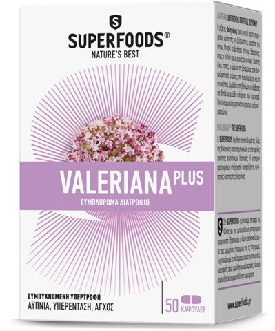 Superfoods Valeriana Plus 50caps Superfoods Valeriana Plus 50caps