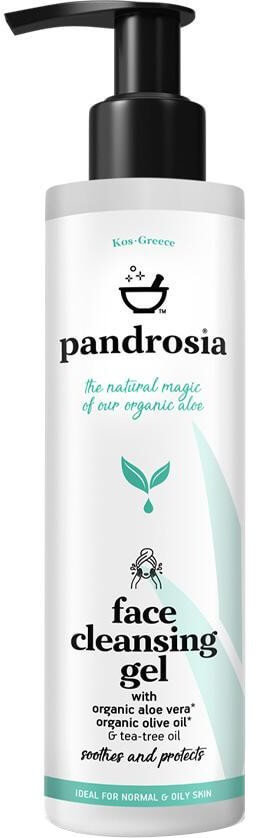 Pandrosia Face Cleansing Gel With Organic Aloe Vera 250ml