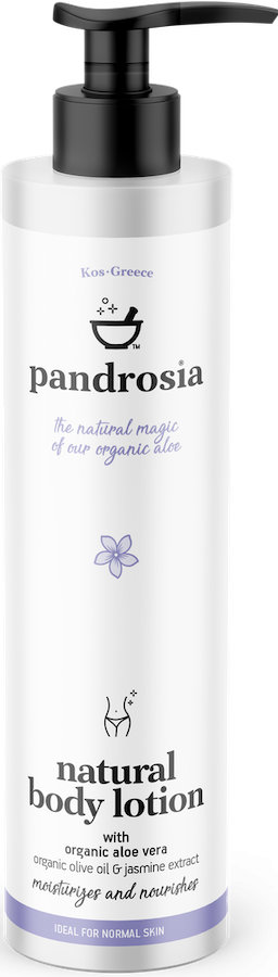 Pandrosia Natural Body Lotion Organic Aloe & Jasmine 250ml