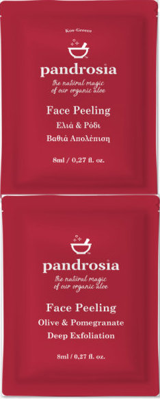Pandrosia Pomegranate & Olive Oil Face Peeling Mask 2x8ml