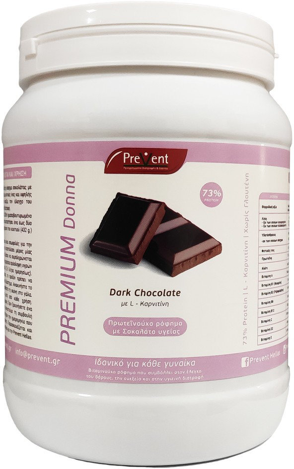 Prevent Premium Donna Dark Chocolate 432gr