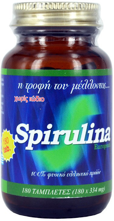Spirulina Nigrita Bio 334mg 180tabs
