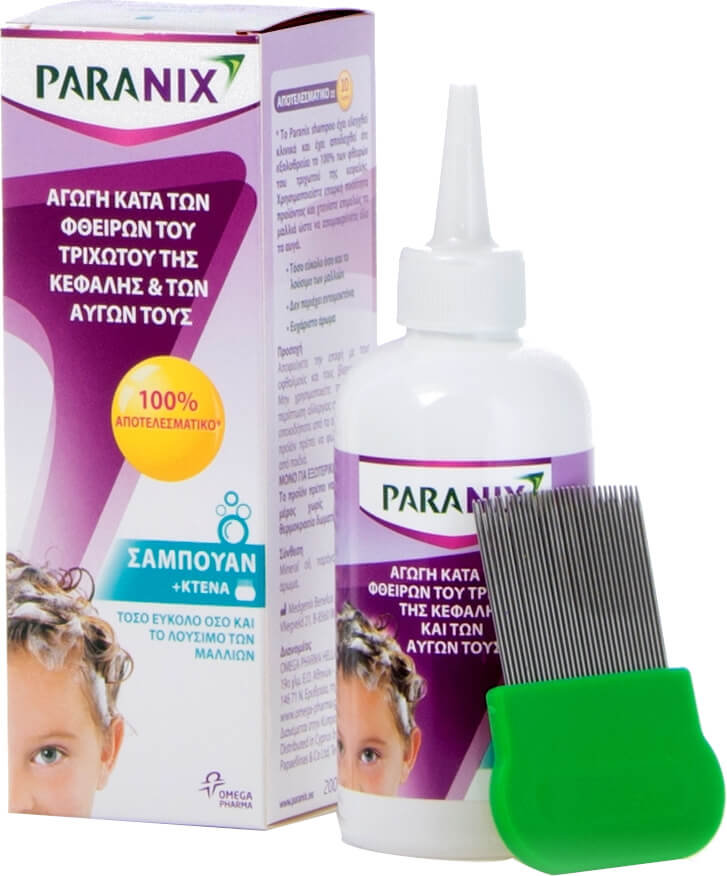 Paranix Shampoo 200ml & Comb Paranix Shampoo 200ml & Comb