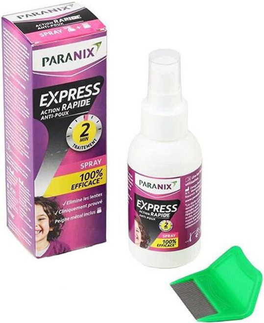 Paranix Express Spray 95ml + Comb
