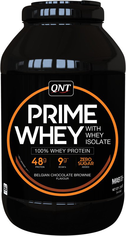 QNT Prime Whey 100% Whey Isolate BelgianChocolateBrownie 2kg
