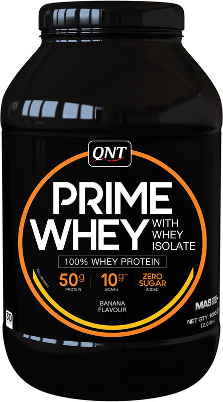 QNT Prime Whey 100% Whey Isolate Banana 908gr