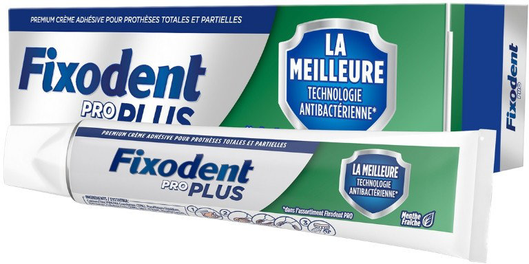 Fixodent Pro Plus Antibacterial Technology Mint Fresh 40gr
