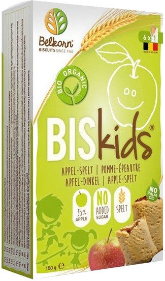 Belkorn BisKids Biscuits Appel Spelt 150gr