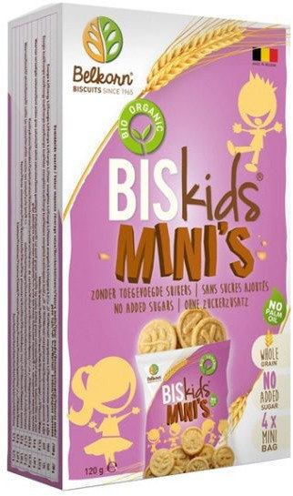 Belkorn Biskids Mini's Biscuits Apple No Added Sugar 120gr