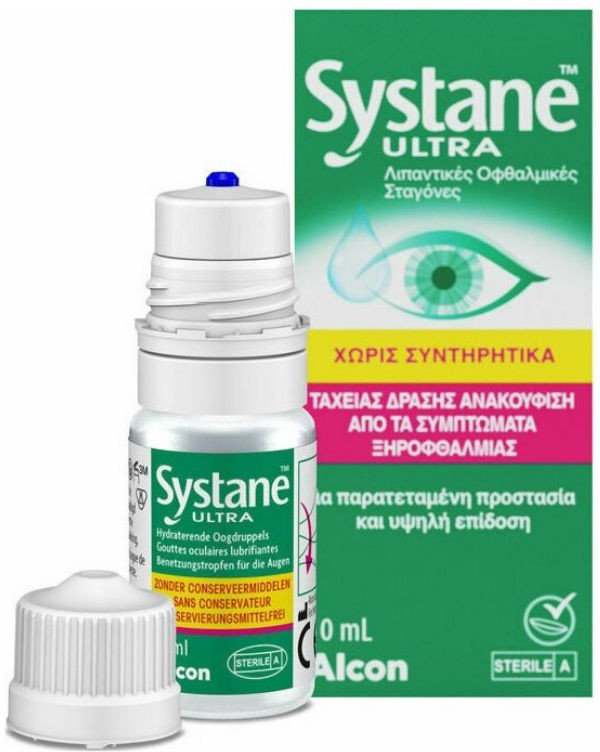 Systane Ultra Eye Drops Without Preservatives 10ml