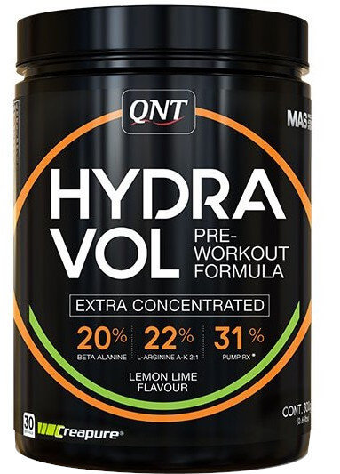 QNT Hydravol Pre Workout Formula Lemon Lime 300gr 